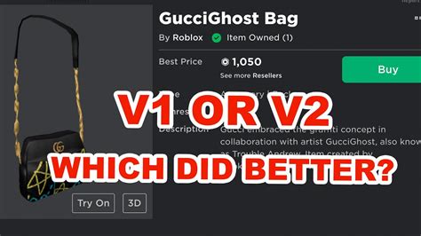 ghost bag gucci roblox|ROBLOX GUCCI GHOST BAG WENT LIMITED .